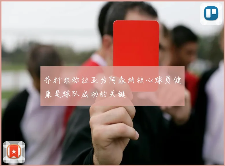 乔科尔称拉亚为阿森纳核心球员健康是球队成功的关键